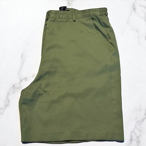 Vintage Lily's of Beverly Hills Green Shorts Plus Sz 18 Golf High Waist Pockets - Picture 6 of 9